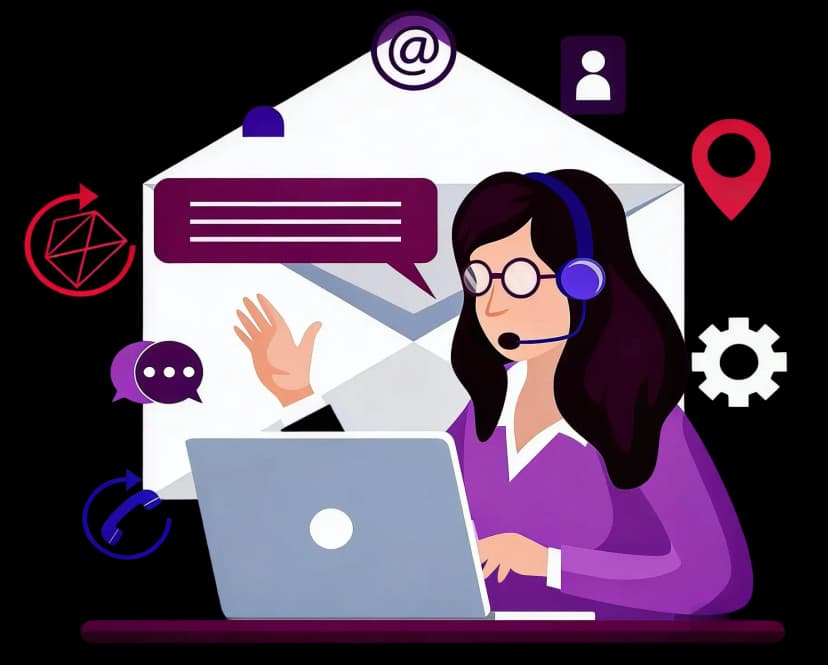 Contact illustration